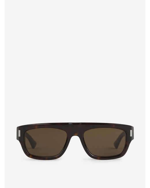 Saint Laurent Gray Rectangular Sunglasses for men