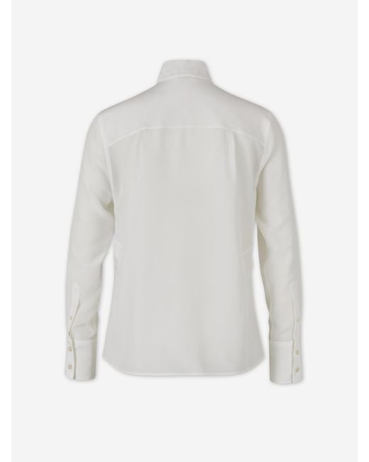 McQueen White Shirt With Tie