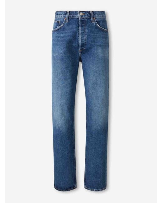 Jeans Rectos 90's Agolde de hombre de color Blue