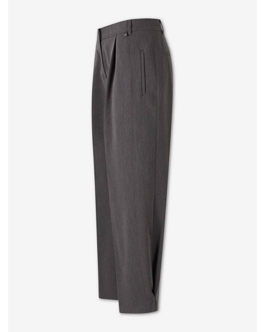 Herno Gray Dressy Pants