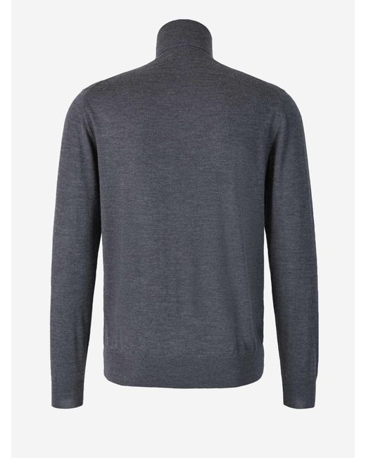 Santa Eulalia Blue Turtleneck Sweater for men