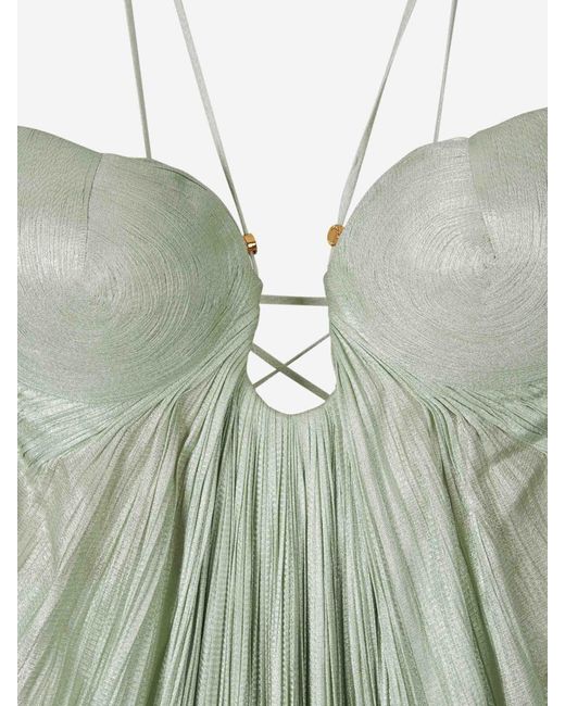 Maria Lucia Hohan Green Lissandra Maxi Dress