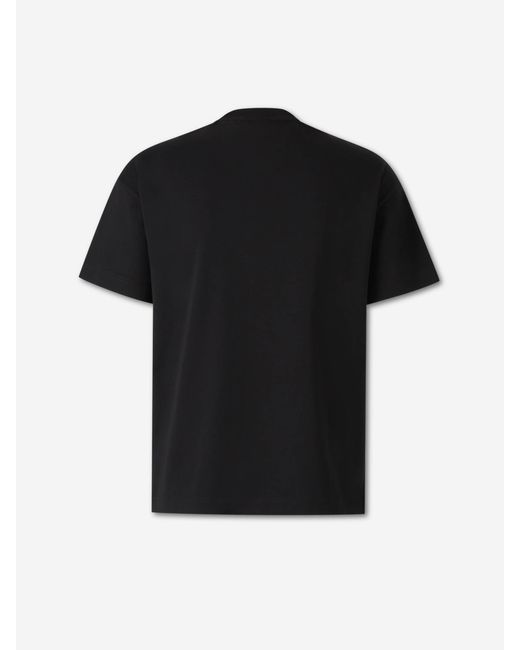 Palm Angels Black Short Sleeve T-Shirt Palm Tree for men