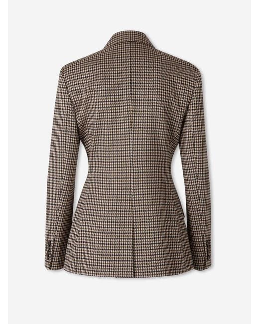 Max Mara Brown Double-Breasted Blazer