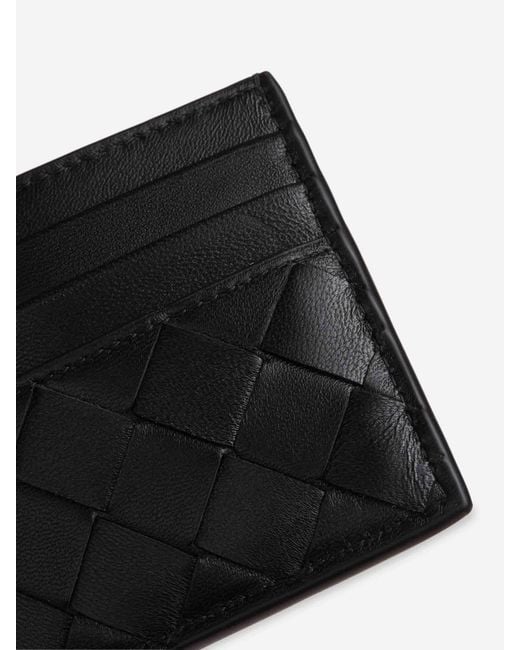 Bottega Veneta White Intrecciato Card Holder