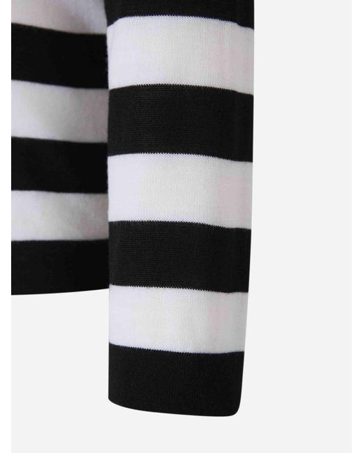 Balmain Multicolor Gestreifter Wolljersey