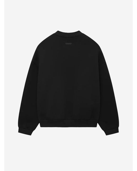 Felpa Girocollo di Fear of God Eternal in Black da Uomo