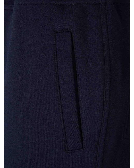 Brunello Cucinelli Blue Fleece Joggers for men