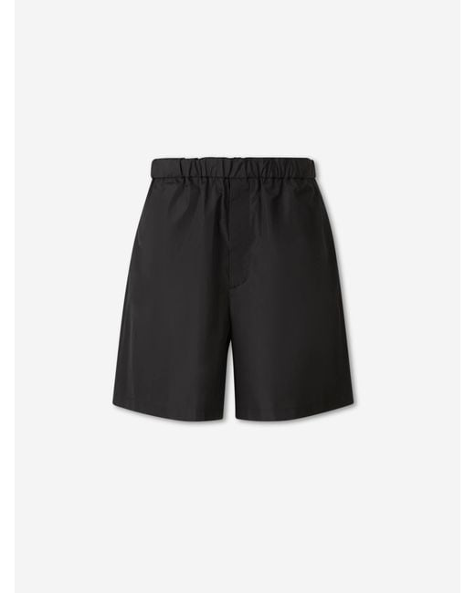 Bermudas Techniques Larges Jil Sander pour homme en coloris Black
