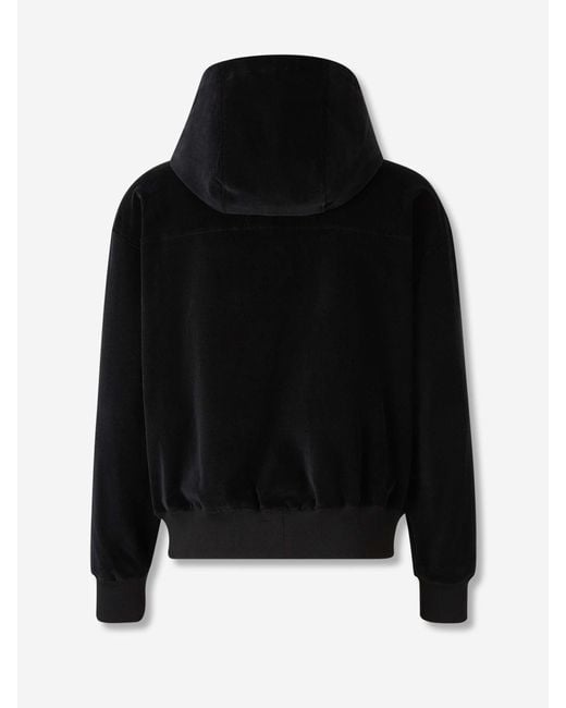 Giacca Bomber Con Cappuccio di Rhude in Black da Uomo