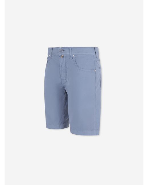 Jacob Cohen Blue Straight Bermuda Shorts for men