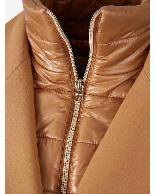 Herno Natural Wool Twill Coat