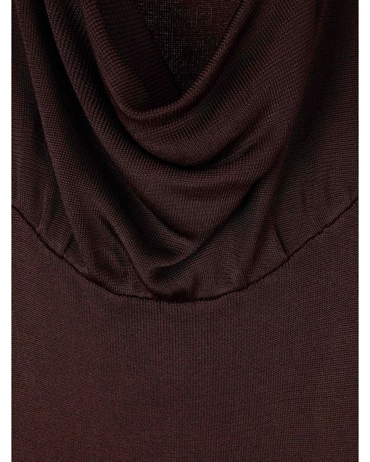 Roland Mouret Brown Maxi Knit Dress