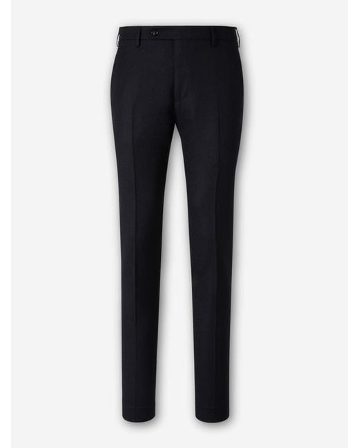 Berwich Blue Wool Dress Trousers for men