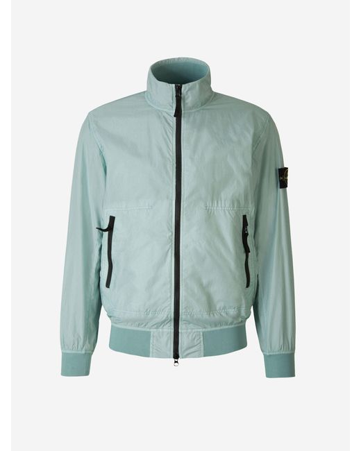 Stone Island Technical Patch Jacket in Green for Men | Lyst Canada