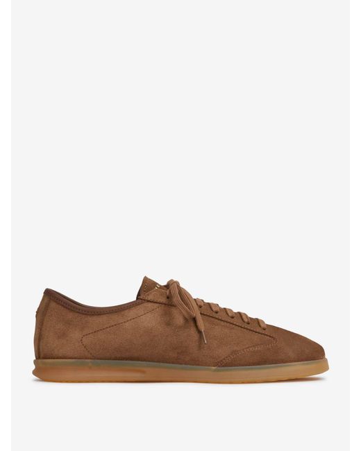 Henderson Brown Leather Sneakers for men