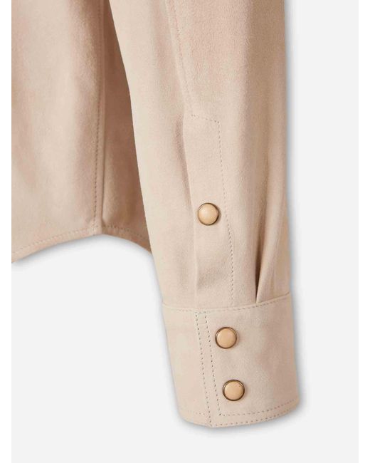 Santa Eulalia Lässige Lederjacke in Natural für Herren