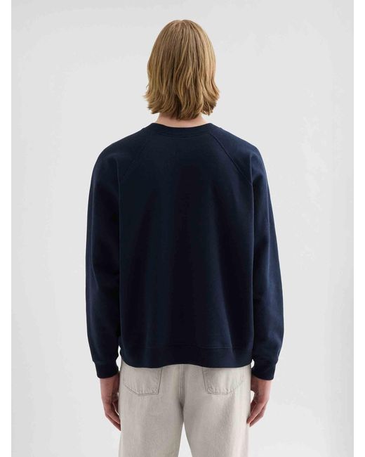 Jil Sander Blue Crew Neck Sweatshirt for men