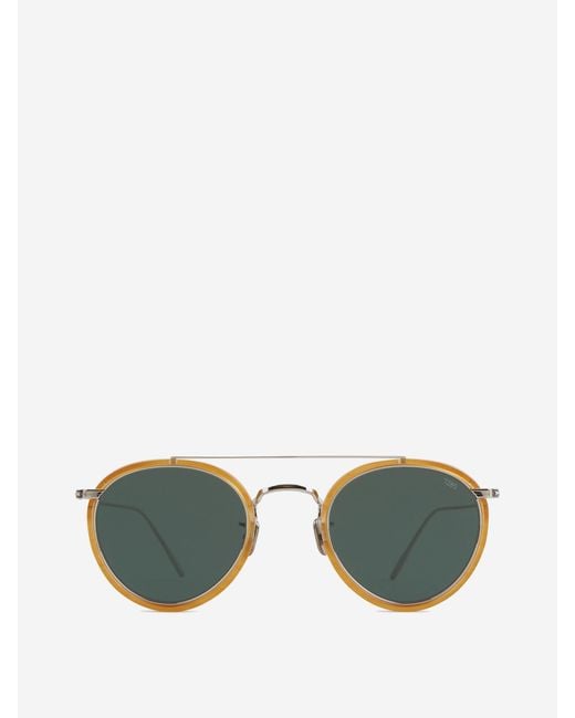 Eyevan 7285 Green Round Sunglasses for men