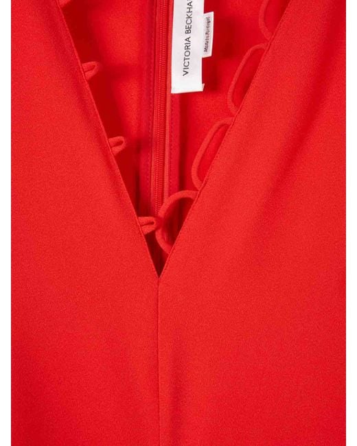 Victoria Beckham Red Dress