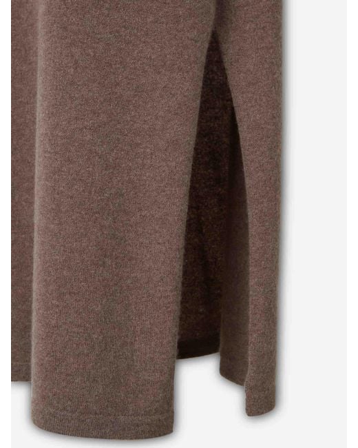 Altuzarra Brown Cashmere Maxi Dress