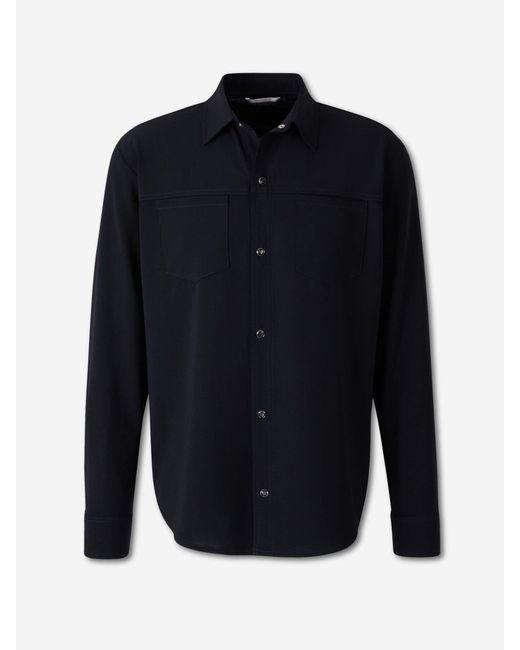 Marco Pescarolo Blue Zeus Cashmere Shirt for men