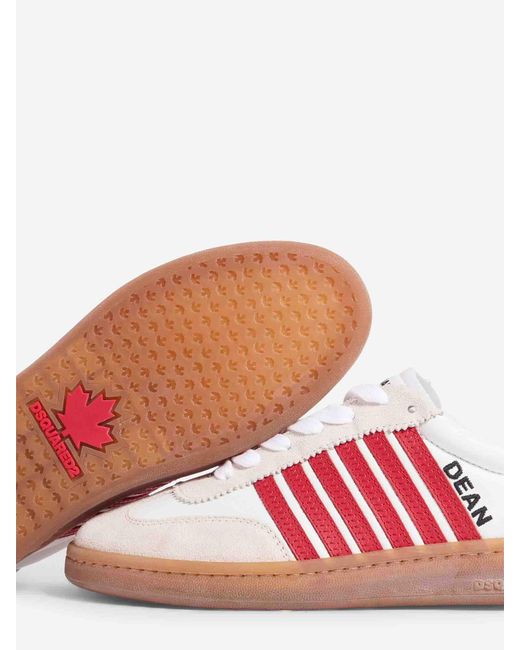 DSquared² Pink Boxer Sneakers for men