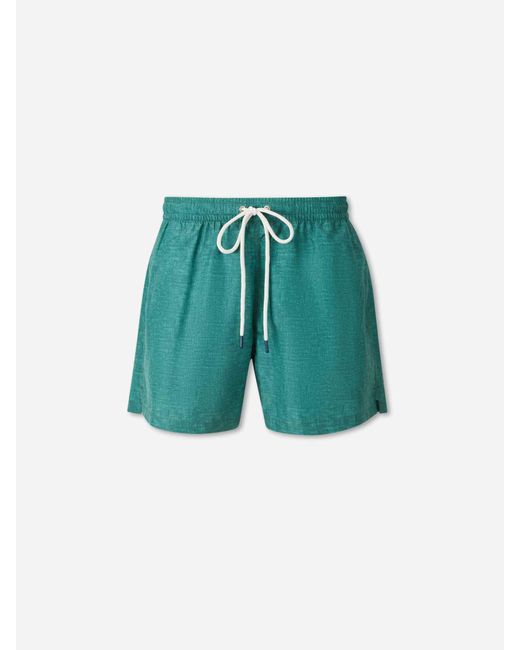 Santa Eulalia Green Plain Swimsuit for men