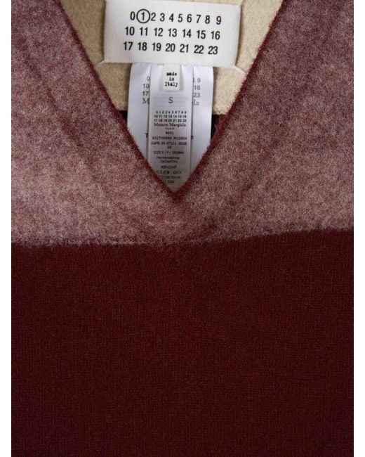 Maison Margiela Red Wool Vest