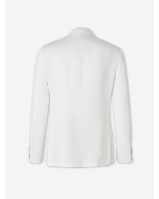 Canali White American Cross for men