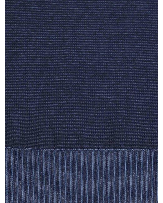 Santa Eulalia Blue Fine Knit Sweater for men