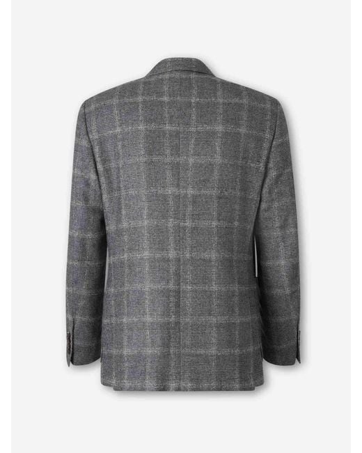 Canali Gray Blazer Straight for men