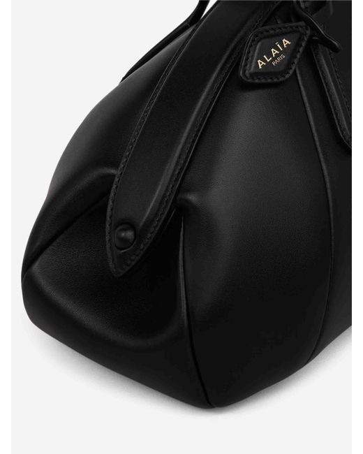 Alaïa Black Medium Leather Handbag