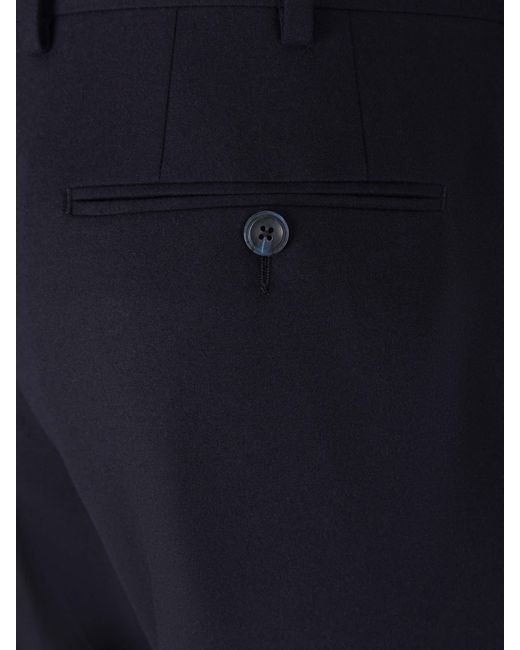 Marco Pescarolo Blue Cashmere Dressy Pants for men