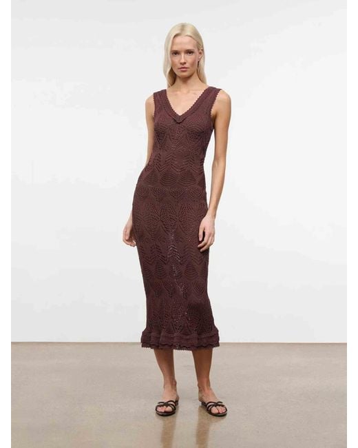 Staud Purple Roan Dress