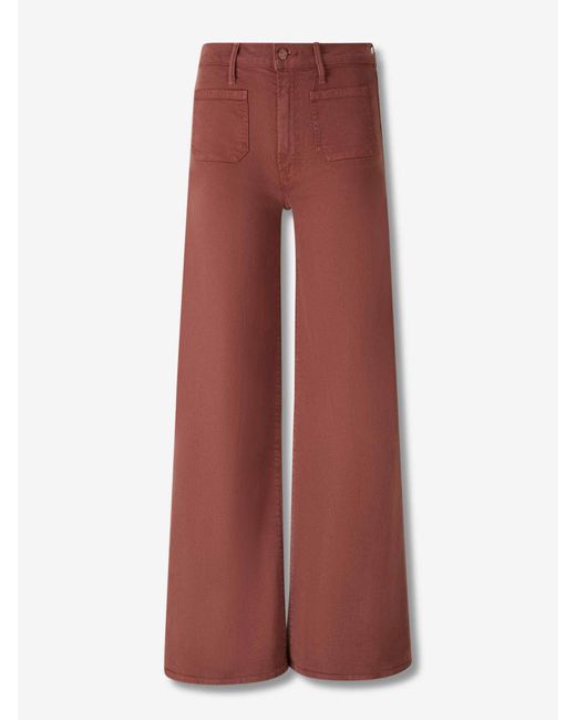 Mother Brown Jeans Patch Pocket