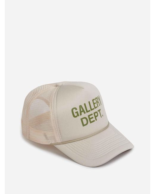 GALLERY DEPT. Natural Gd Logo Trucker Cap for men
