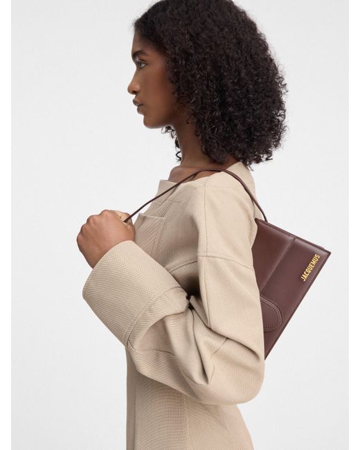 Borsa A Tracolla Lunga Le Bambino di Jacquemus in Brown