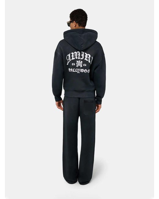 Sudadera Capucha Logo Amiri de hombre de color Blue