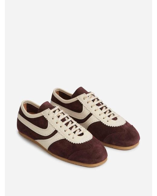 Dries Van Noten Brown Suede Sneakers