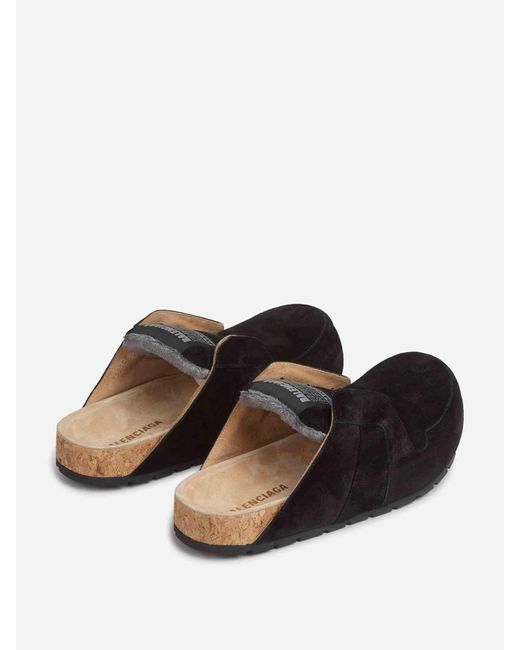 Balenciaga Black Dumbo Slip-On Mules for men