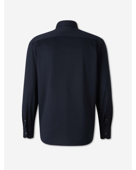 Santa Eulalia Blue Cotton Dress Shirt for men