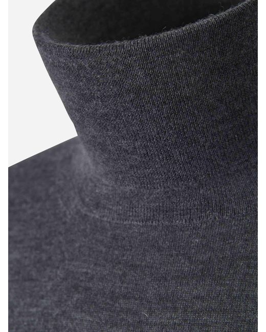 Santa Eulalia Blue Turtleneck Sweater for men