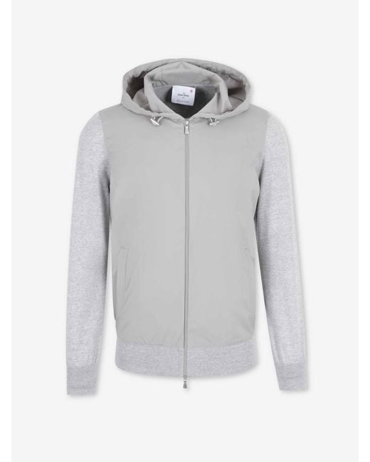 Gran Sasso Gray Technical Jacket With Hood for men