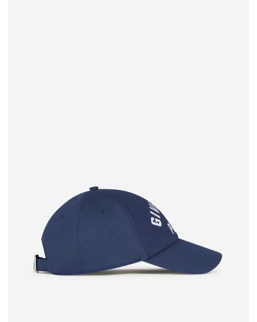 Gorra Algodón Bordado Givenchy de hombre de color Blue