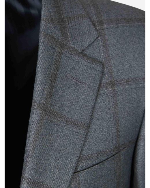 Canali Gray Blazer Straight for men