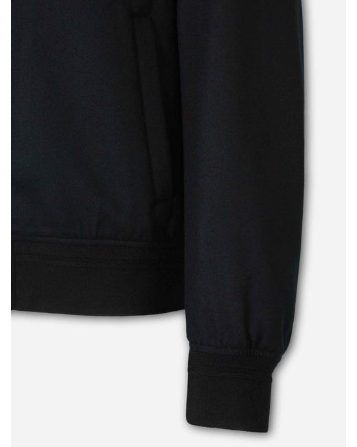 Montecore Black Jacket With Fur Collar for men