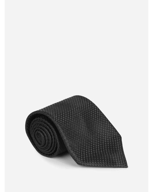 Tom Ford Black Textured Tie for men