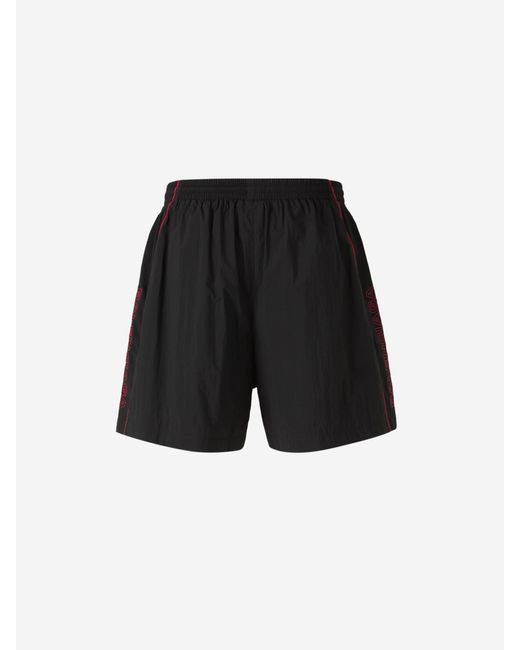 Balenciaga Bermudas Anchas Algodón in Black für Herren