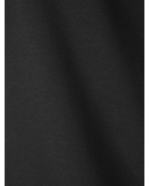 Camiseta Lisa Algodón di Zanone in Black da Uomo